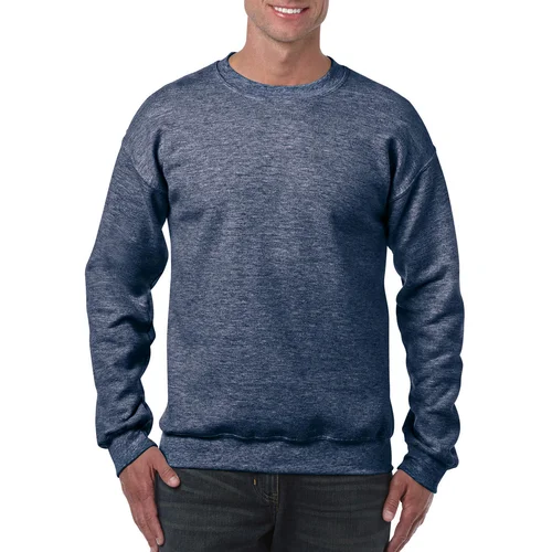Vyriškas Gildan 18000 džemperis - M, Heather Sport Dark Navy image 3