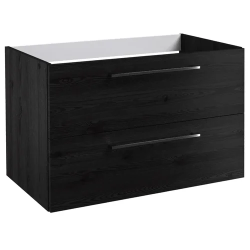 KAME GAMA Spintelė po praustuvu BU/8-3DR/1-PO, 80 cm, Juodas ąžuolas image 1