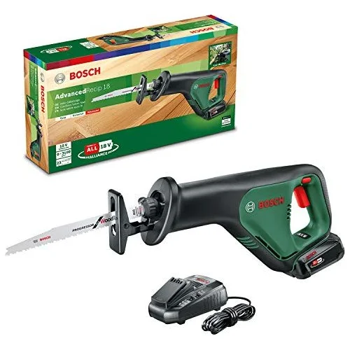 Bosch Advanced Recip 18 06033B2403 (1 akumuliatorius) image 1