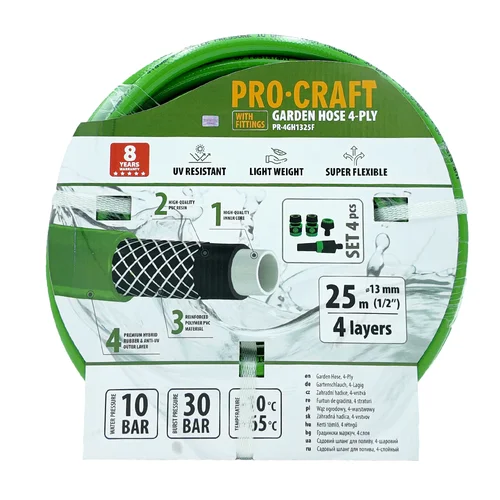 ProCraft PR-4GH1325F sodo žarna 25 m 13 mm image 2