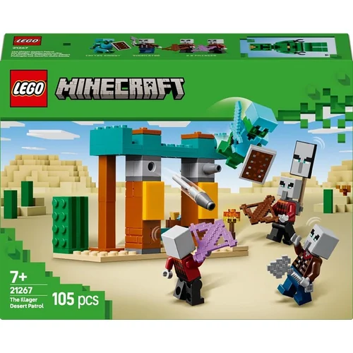LEGO Minecraft The Illager Desert Patrol 21267, 105 vnt. image 1