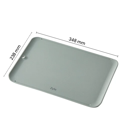 Zyle ZY341CBLG Nesibraižanti pjaustymo lentelė 348x238x3 mm Pilka image 1