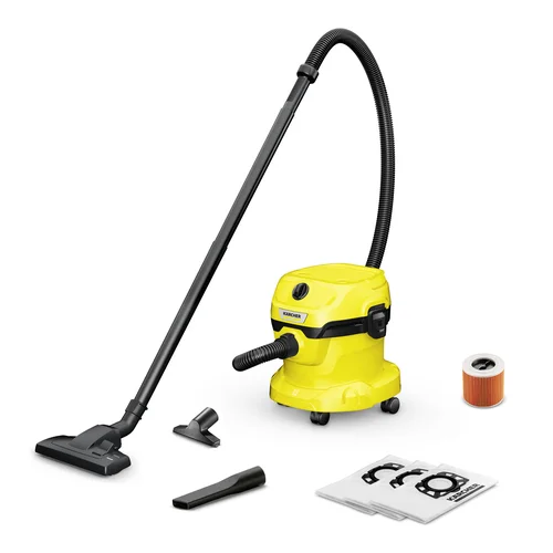 KARCHER WD 2 PLUS Geltonas dulkių siurblys image 1