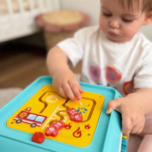 WOOPIE BABY Daugiafunkcinis Montessori Veiklos Kubas 6in1 18m+ image 3