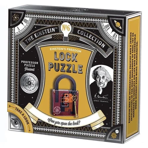 Stalo žaidimas Brain Games Einstein's Freedom Lock Puzzle image 1