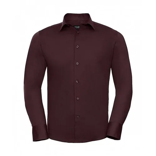 Russell 0R946M0 vyriški marškiniai ilgomis rankovėmis 3XL Chocolate image 1