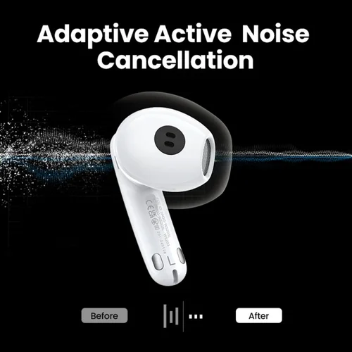 Ugreen HiTune H6 Pro Active Noise-Cancelling Earbuds Baltos image 3