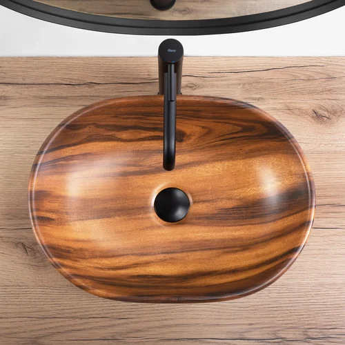 REA AMELIA WOOD MATT Praustuvas 480 mm image 3