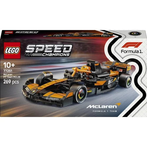 LEGO McLaren F1 Team MCL38 Race Car 77251, 269 vnt. image 1