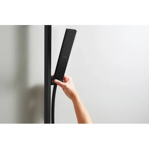Hansgrohe Pulsify E 100 1jet EcoSmart juodas matinis dušo komplektas image 2