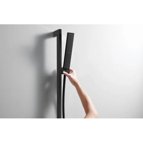 Hansgrohe Pulsify E 100 1jet EcoSmart juodas matinis dušo komplektas image 3