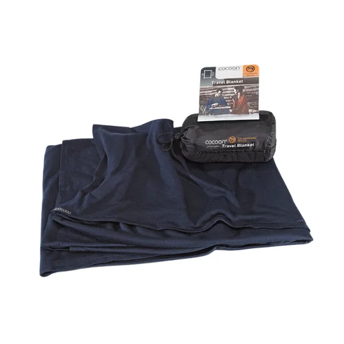 Kelioninė antklodė COCOON Merino Wool/Silk Travel Blanket – Juoda image 2