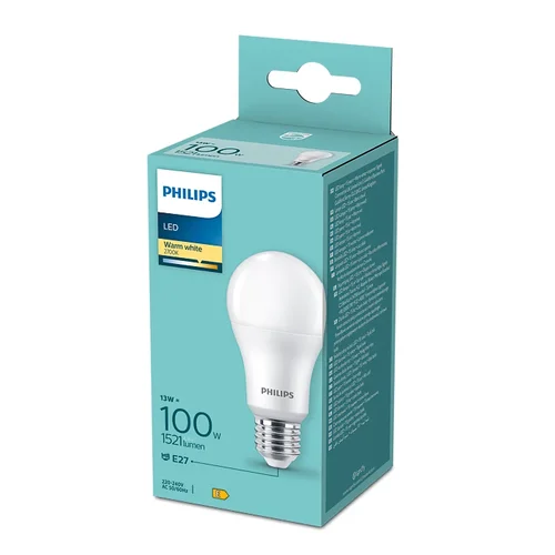 PHILIPS A60 E27 LED lemputė, 13W image 2