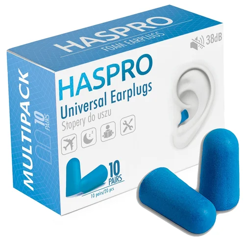 Ausų kištukai HASPRO MULTI10 BLUE, 10 porų, EPUF5013 image 1