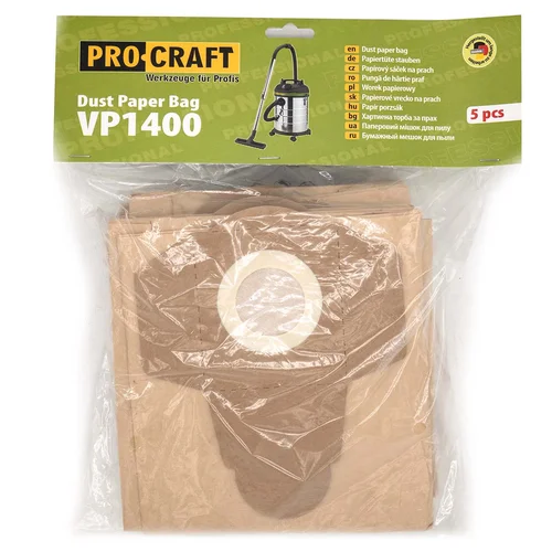 ProCraft VP1400 popierinis maišelis, 30 L image 2