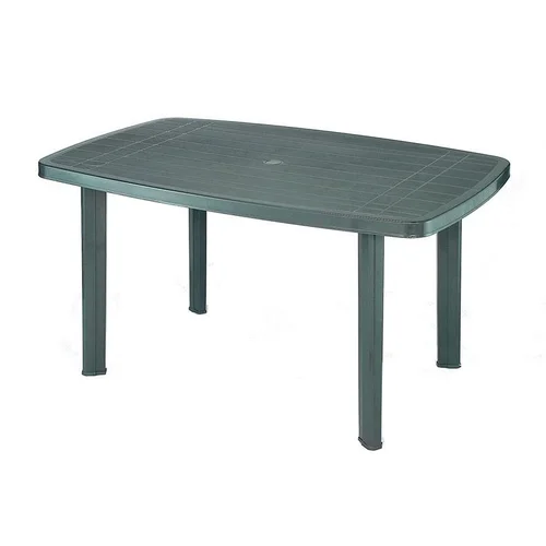 PROGARDEN FARO OVAL Lauko stalas Žalia 126×85×72 cm image 1