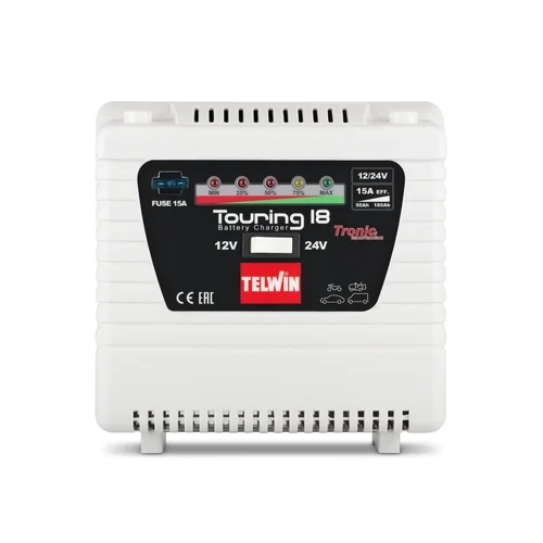 Telwin TOURING 18 Akumuliatoriaus pakrovėjas, 12/24V, 807593 image 3