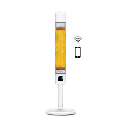 Mila-WiFi Infraraudonųjų spindulių šildytuvas, 2500W, Baltas image 1