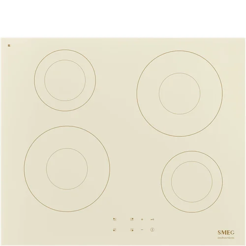 Smeg SI2641DP Įmontuojama indukcinė kaitlentė 60 cm Kreminė image 1