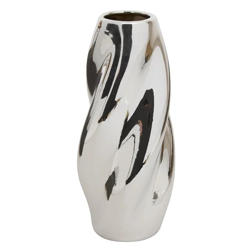 Atmosphera Twisted 210138 vaza, 28 cm, sidabro image 1