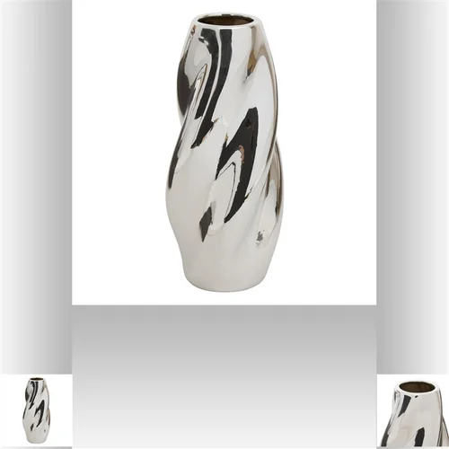 Atmosphera Twisted 210138 vaza, 28 cm, sidabro image 3
