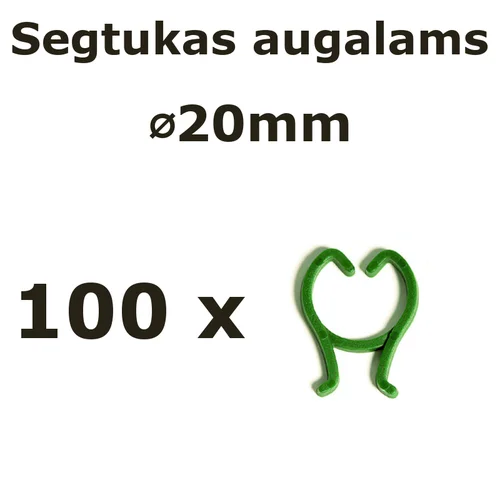 Nicoli 20mm segtukai augalams, 100vnt. image 1