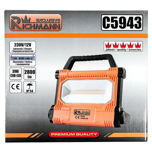 Richmann Akumuliatorinis prožektorius 2800 lm image 3