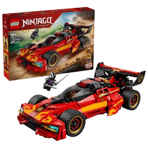 LEGO 71867 NINJA CHARGER X-1 15-osios metinės image 1