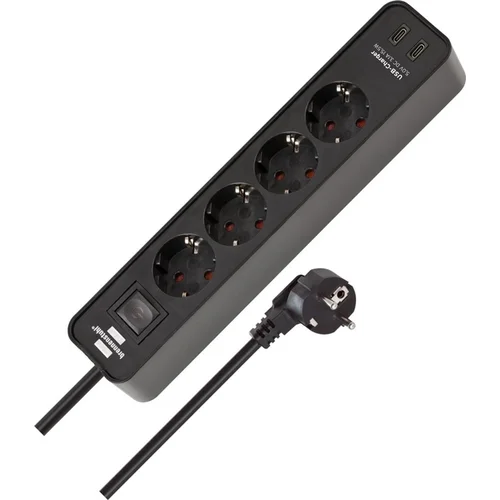 BRENNENSTUHL ECOLOR buitinis ilgintuvas 1,5 m, 2 USB-C image 1