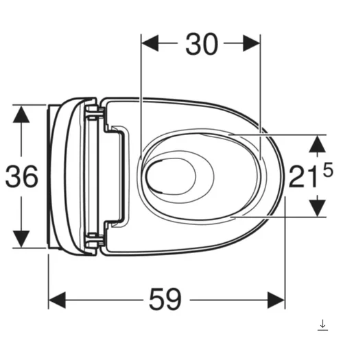 Išmanus pakabinamas unitazas Geberit AquaClean Mera Comfort, 146.210.11.1 image 3