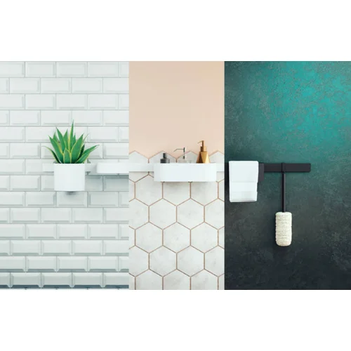 Hansgrohe WallStoris Termostatinis dušo komplektas 24250670 Juodas matinis image 3