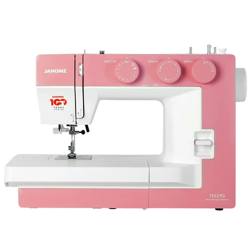 Janome 1522 PG rožinė siuvimo mašina image 1