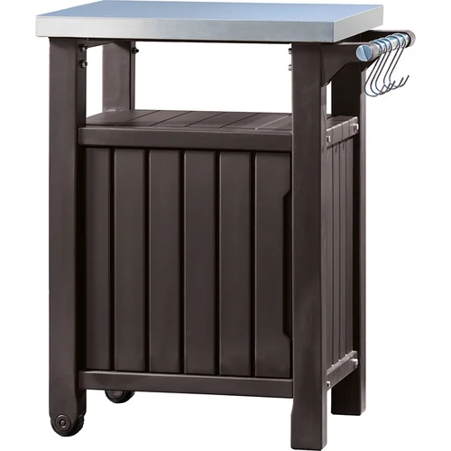 Keter UNITY 105L spintelė-stalas, ruda image 1
