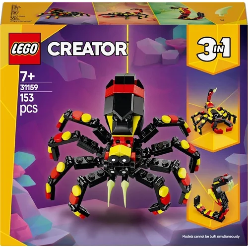 LEGO® Creator 3in1 Wild Animals: Surprising Spider, 153 vnt. image 1