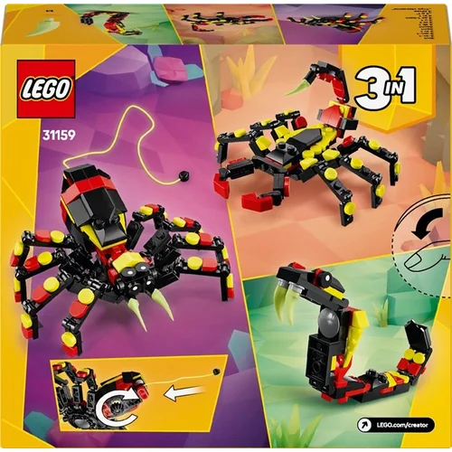 LEGO® Creator 3in1 Wild Animals: Surprising Spider, 153 vnt. image 2