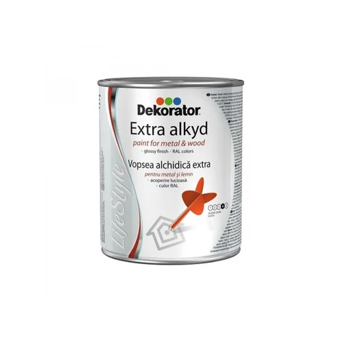 Dekorator DEKORATOR Extra Alkidinė emalė 2,5 L Dramblio kaulo image 1