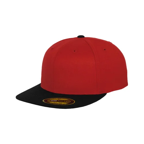 Flexfit 6210T kepuraitė su snapeliu S/M Black/Red image 1