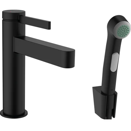 Hansgrohe Finoris Praustuvo maišytuvas su bide dušeliu, 76210670, matinis juodas image 1