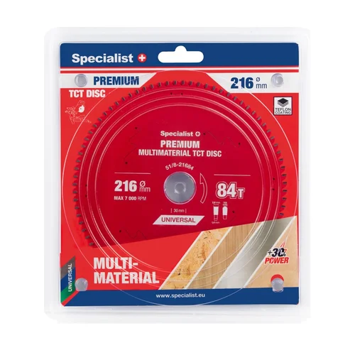 Specialist+ Pjovimo diskas 216x84Tx30mm, Multimaterial PREMIUM image 1