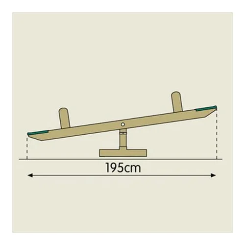 Medinė žaidimų sūpynė Aukštyn Žemyn image 3