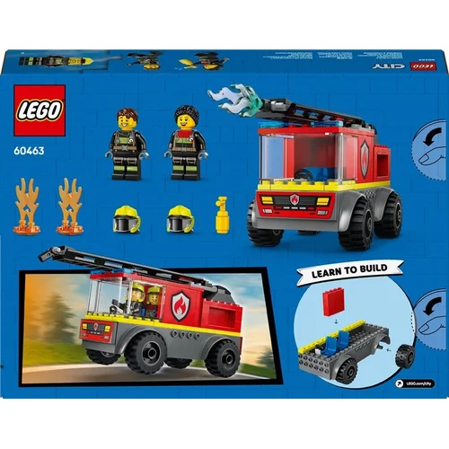 LEGO City Fire Engine with Ladder 60463, 82 vnt. image 2