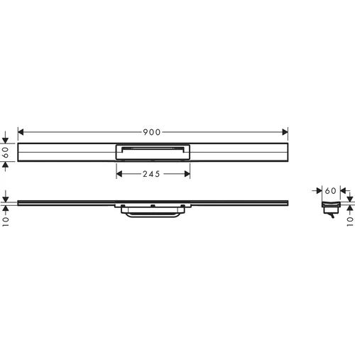 Hansgrohe RainDrain Flex 56045800, 90 cm image 2