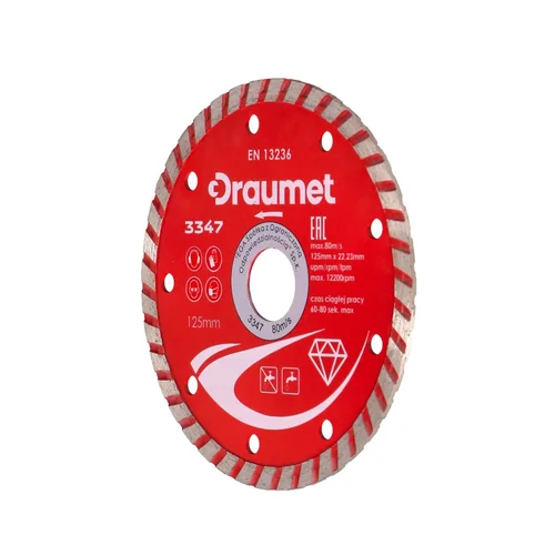 Deimantinis diskas DRAUMET TURBO 230x22,23x3,2 mm image 1