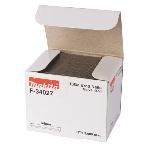 Makita Smeigės 1,6x64mm 16ga AF600 GF600 2000 vnt image 2