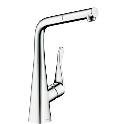 Hansgrohe Metris 320 14821000 su ištraukiama žarna Chromo image 1