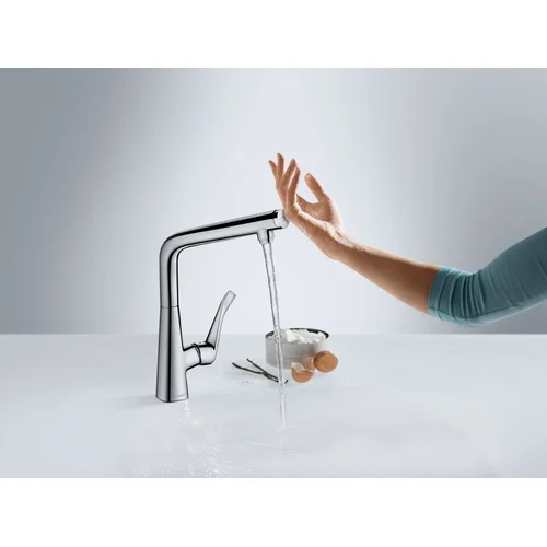 Hansgrohe Metris 320 14821000 su ištraukiama žarna Chromo image 3