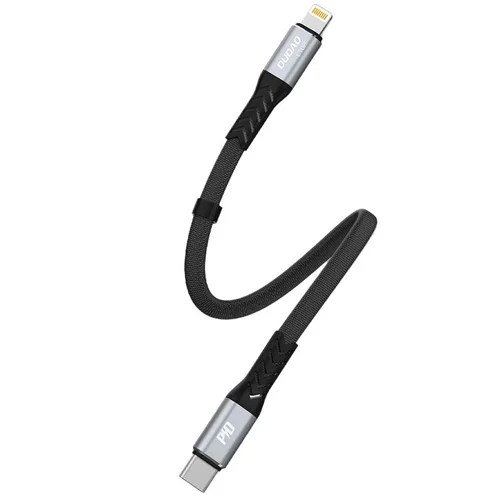 Dudao L10P USB-C iki Lightning kabelis 20W 0.23m juodas image 2