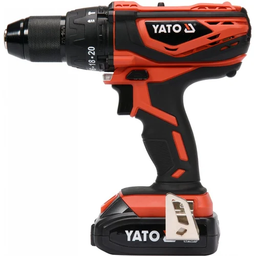 Yato gręžtuvas akumuliatorinis smūginis 18V Li-Ion Ø 1-13mm, 40Nm image 2