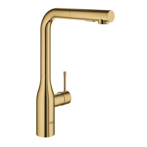 Grohe Essence 30270GL0 plautuvės maišytuvas su ištraukiama žarna Cool Sunrise image 1