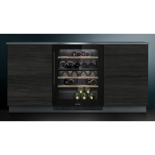 Siemens KU21WAHG0 Įmontuojamas vyno šaldytuvas, Juoda, 120 L image 3